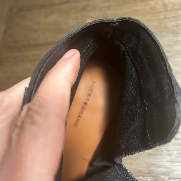 Lucky Brand leather suede boots size 11 - Picture 7 of 10
